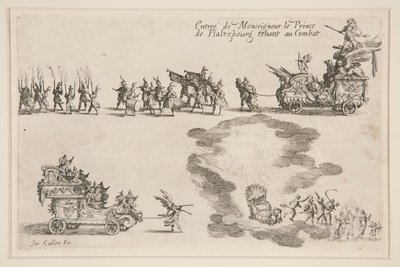 Bekämpa? la Barri?re, Entr?e du Prince de Plaltzbourg av Jacques Callot