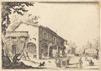 Gård till en gård av Jacques Callot