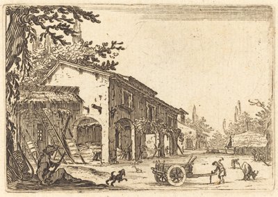 Gård till en gård av Jacques Callot