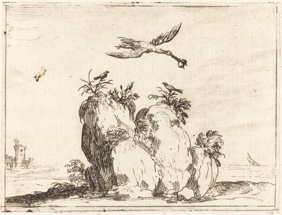 Flygande kran av Jacques Callot