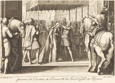 Storhertiginnans kröning av Jacques Callot