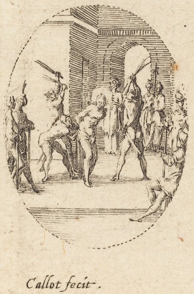 Att kröna med törnar av Jacques Callot