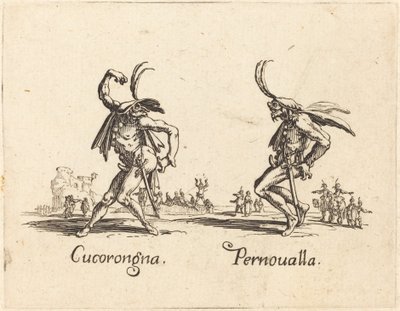 Cucorongna och Pernoualla av Jacques Callot
