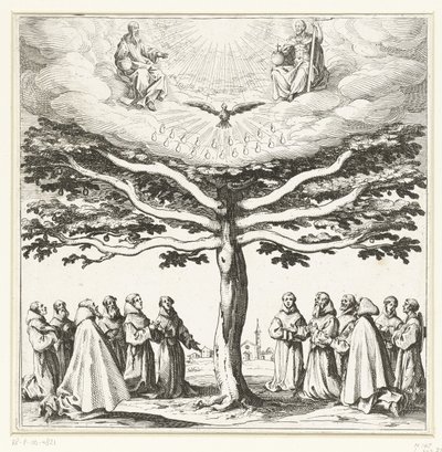 Den helige Franciskus träd av Jacques Callot