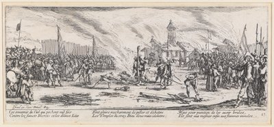 Bålplatsen av Jacques Callot