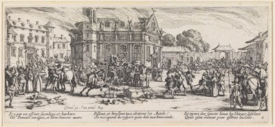 Stölden av kyrkans skatter av Jacques Callot