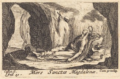Magdalenas död av Jacques Callot