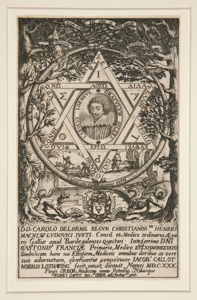 Dieudonne-Charles Delorme (Porträtt av Charles Delorme) av Jacques Callot