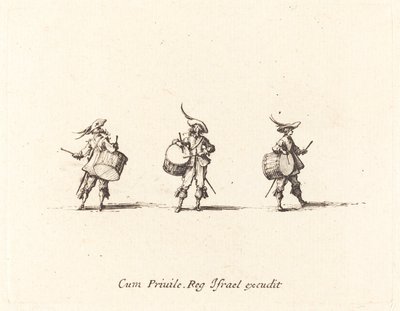 Borra med trummor av Jacques Callot