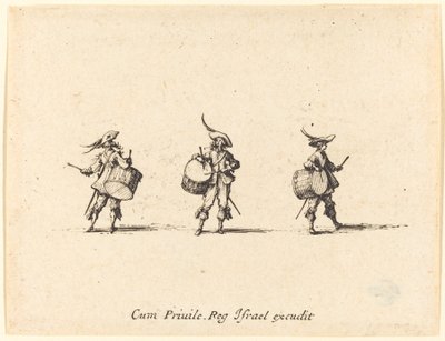 Borra med trummor av Jacques Callot