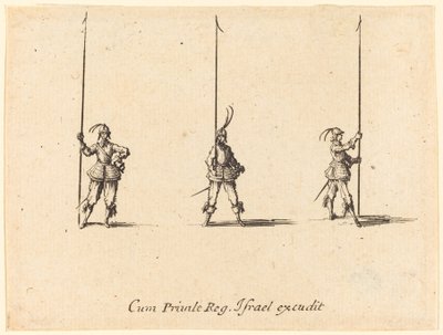 Borra med upphöjda gäddor av Jacques Callot