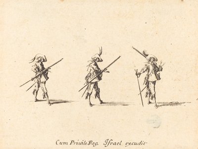 Borra med musköten av Jacques Callot