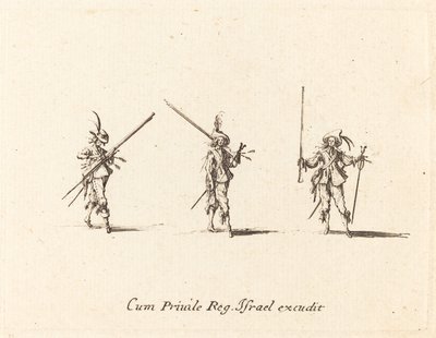 Borra med musköten av Jacques Callot