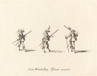 Borra med musköten av Jacques Callot