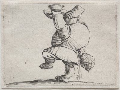Drinker Sedd Bakifrån. av Jacques Callot