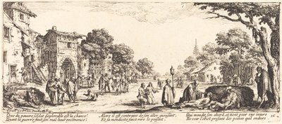 Döende soldater vid vägkanten av Jacques Callot