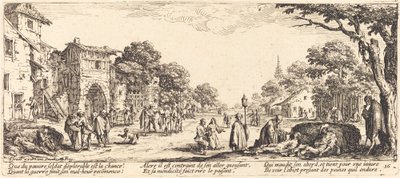 Döende soldater vid vägkanten av Jacques Callot