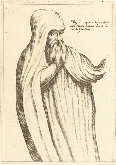 Bild av St. Hieronymus av Jacques Callot