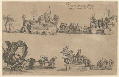 Hertig Karl IV:s intåg av Jacques Callot