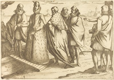 Ombordstigning vid Genua av Jacques Callot