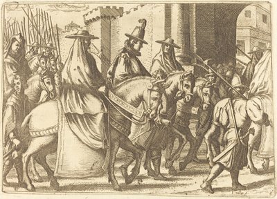 Inträde i staden Ferrara, 1612. av Jacques Callot