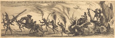 Inträde av M. de Couvonge och M. de Chalabre [extra tallrik] av Jacques Callot