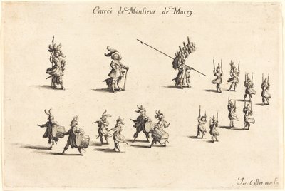 Inträde av M. de Macey av Jacques Callot