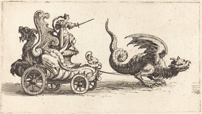 Inträde av Monseigneur Henry de Lorraine, Marquis de Moy, under namnet Pirandre av Jacques Callot