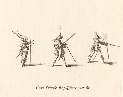 Avfyra musköten av Jacques Callot