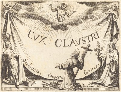 Frontispice för "The Light of the Cloister" av Jacques Callot