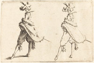 Gentleman sett från sidan av Jacques Callot