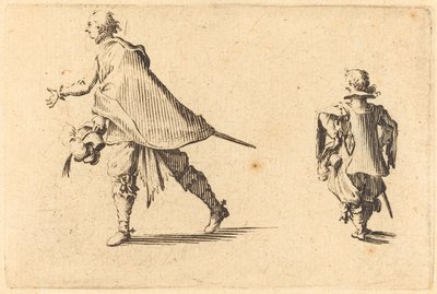 Gentleman och hans sida av Jacques Callot