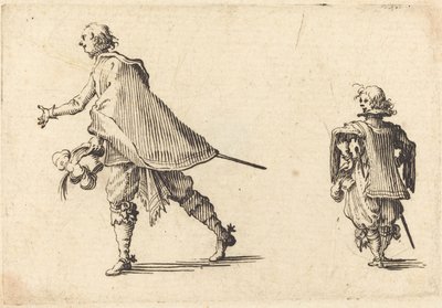 Gentleman och hans sida av Jacques Callot