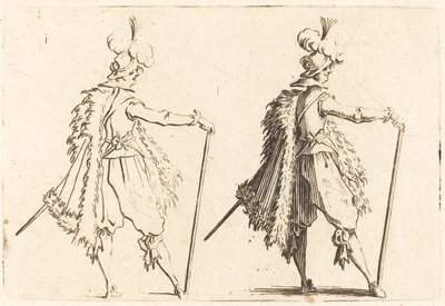 Gentleman med käpp av Jacques Callot