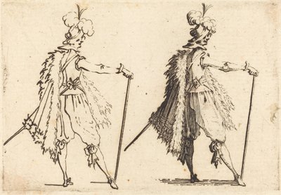 Gentleman med käpp av Jacques Callot