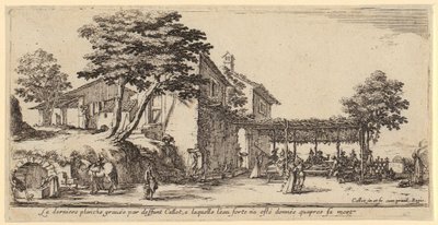 Den helige Taddeus eller den helige Judas, blad 16 i serien ”Jesus, de tolv apostlarna och Maria” av Jacques Callot