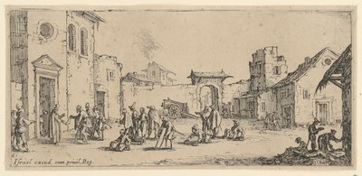 Sjukhus av Jacques Callot