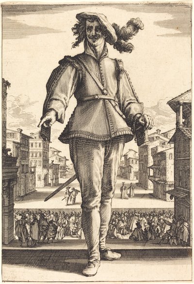 Kaptenen eller Älskaren av Jacques Callot