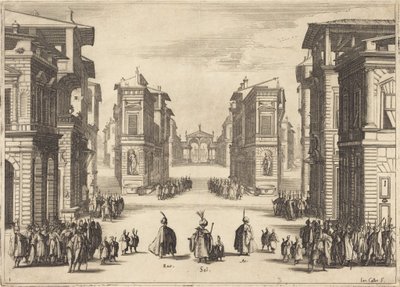 Il Solimano, akt I av Jacques Callot