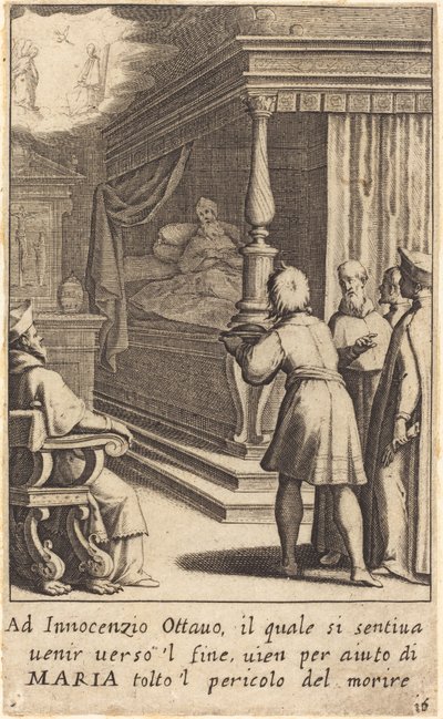 Innocentius VIII av Jacques Callot