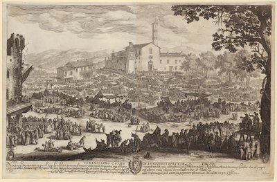 Imprunetas marknad [Florentinsk version] av Jacques Callot