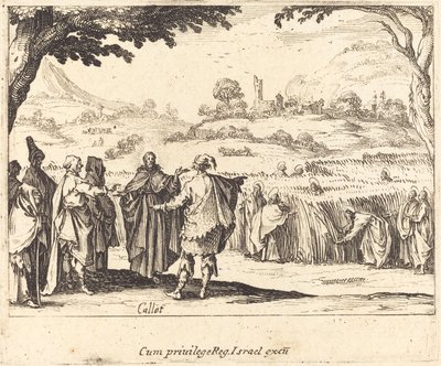 Jesus med fariséerna, 1635. av Jacques Callot