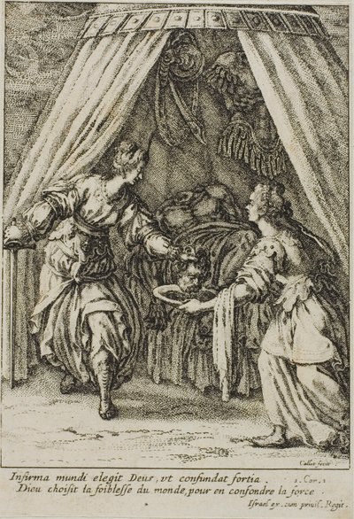 Judith med Holofernes huvud av Jacques Callot