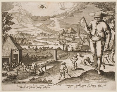 Juni, ur serien "Månaderna" av Jacques Callot
