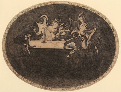 Kortspelare av Jacques Callot