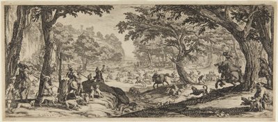 Den stora jakten (Hjortjakten) av Jacques Callot