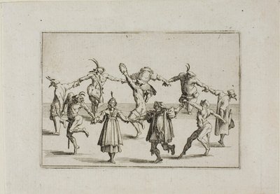 La Ronde (Runddansen), ur Caprices av Jacques Callot