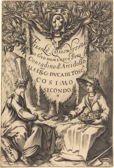 Den vackra trädgårdsmästaren, 1619. av Jacques Callot