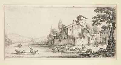 Promenaden på av Jacques Callot