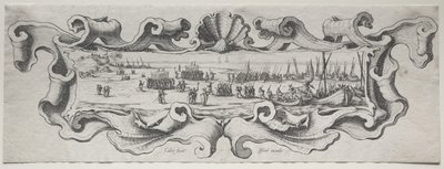 Truppernas landsättning av Jacques Callot